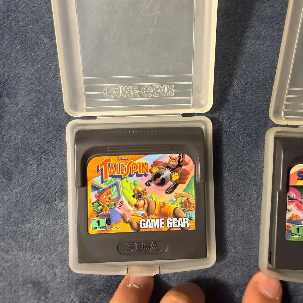 Lot of 5 Sega Game Gear Games: Sonic 2, Super Monaco GP, The Lion King, TaleSpin